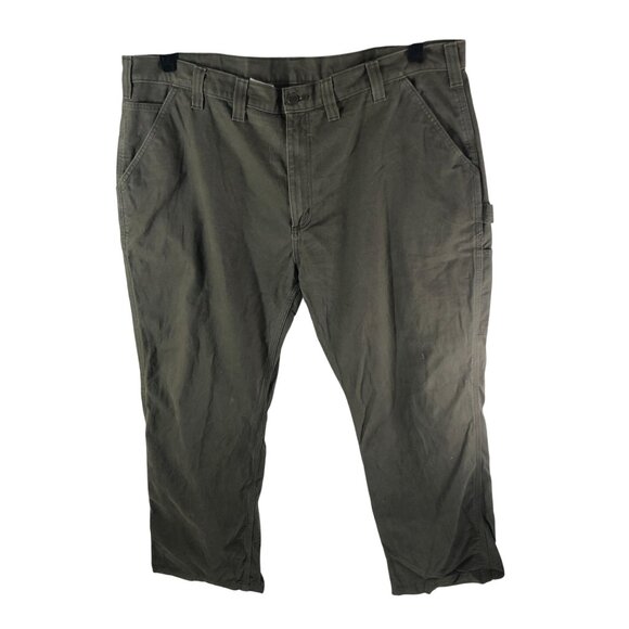 Carhartt Mens B324 Washed Twill Relaxed Fit Pants Carpenter Green 44x30 - Picture 1 of 4